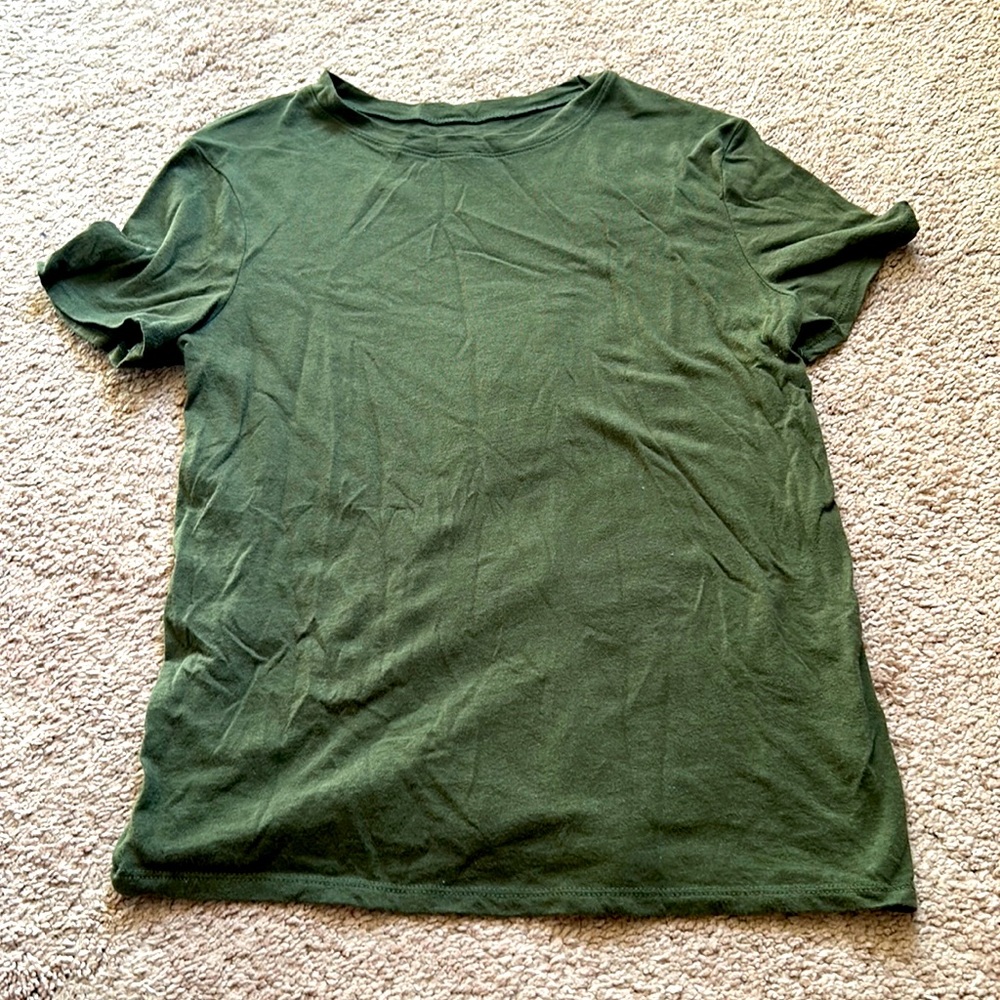 Casual Forest Green Tee